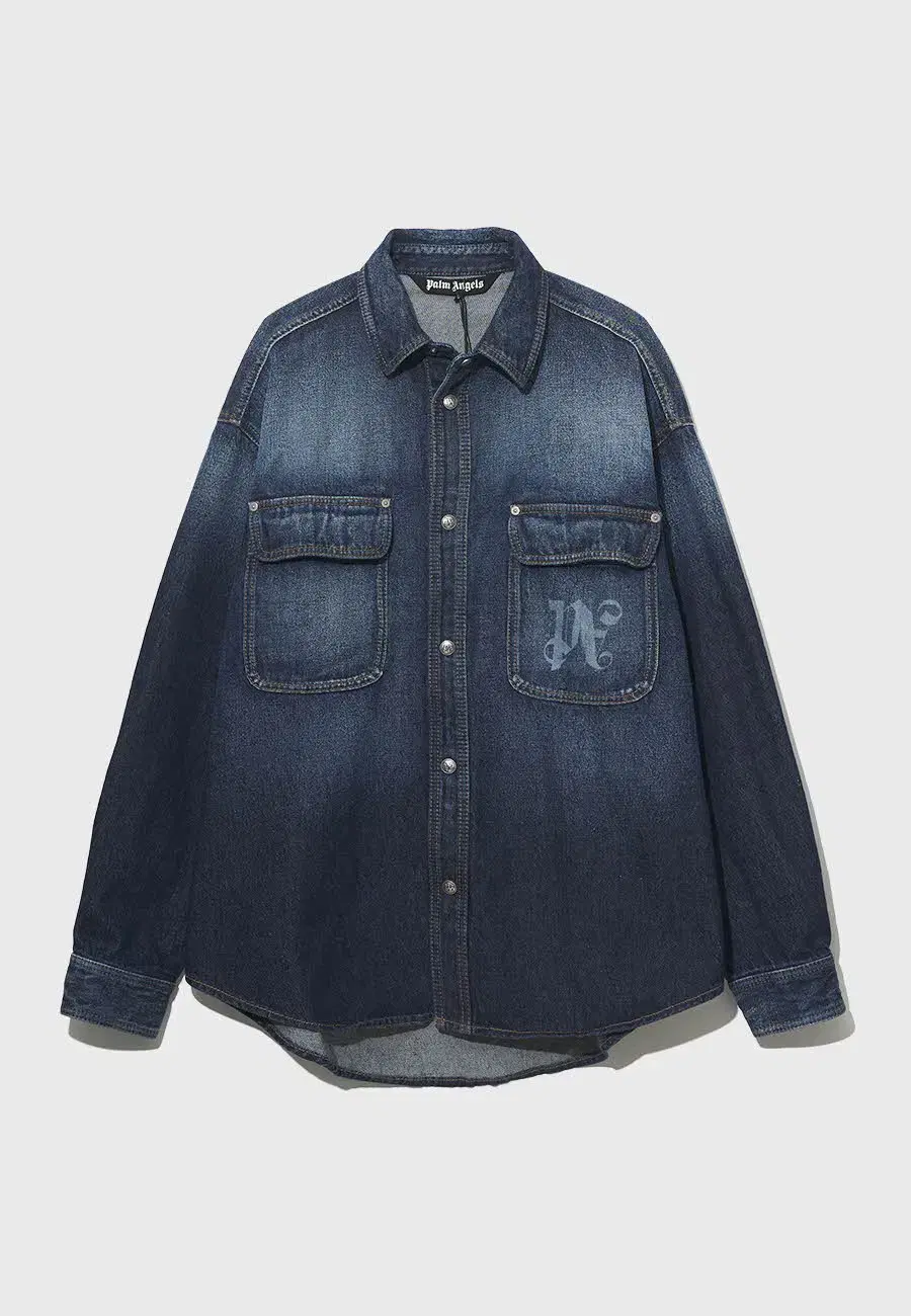 PALM ANGELS denim shirt